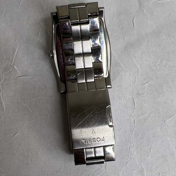 Fossil Black Dial Silver Bracelet Watch - Picture 3 of 6